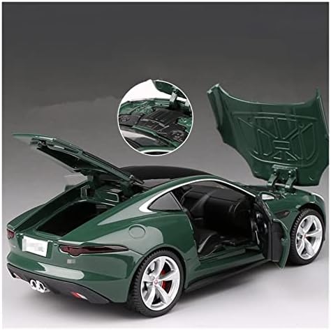 Скала модел на автомобили за јагуар Ф-тип купе легура метални возила Звук и лесен подарок 1:32 Пропорција