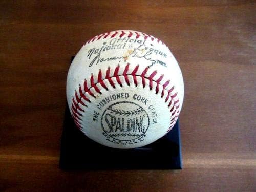 Вили Мејс Рој МВП Newујорк гиганти Хоф потпишан Auto 1950 -, Giles Baseball JSA - Автограмирани бејзбол