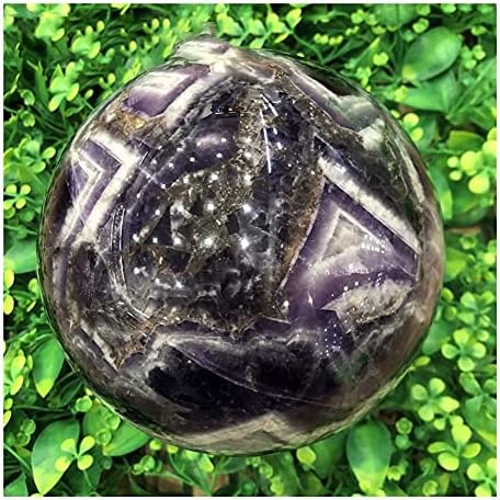 Аметист груб камен медитација дома украс природен кристален кварц сон аметист сфера топка енергија реики камен домашна канцеларија аквариум декорација