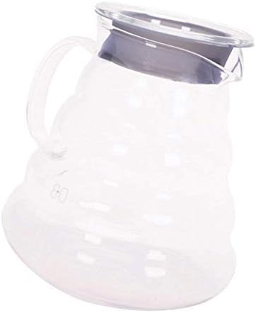 Sgerste 250/360/600/800ml Clear Glass Grash Server, стандарден стакло кафе -карафе, сад за кафе, тенџере за кафе, тенџере за кафе,