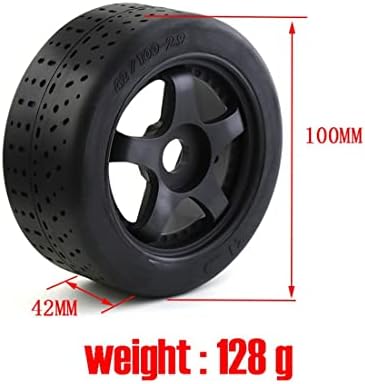 Limnyves 4pcs 100x42mm 5-зборувани гуми за гума од 17 мм хексадецимално за 1/7 прекршија кривично дело неограничено делови за надградба на
