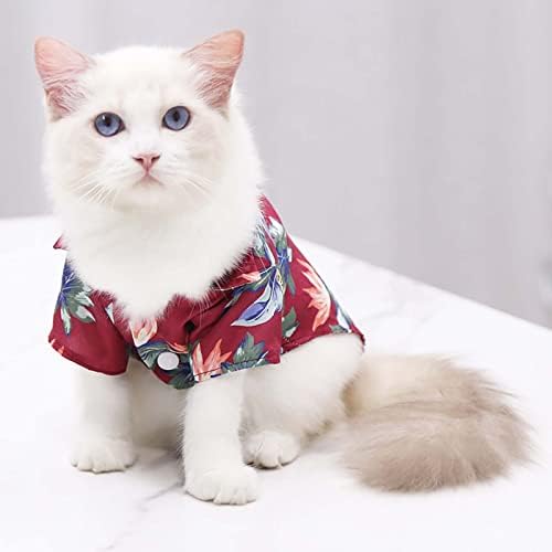 Кучиња џемпери кучиња мачка кошула печатена џемпер облека за миленичиња за мали кучиња кутре симпатична мека елек за дишење миленичиња