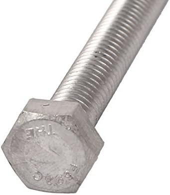 AEXIT 5/16 X Квалитетни делови 3-1/2 304 не'рѓосувачки челик целосна нишка Хексна завртки за завртки за завртки за глава 94мм долги