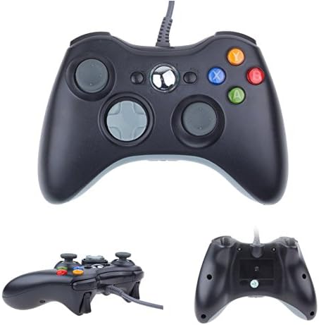 Нов USB Жичен Gamepad Контролер За Microsoft Xbox 360 &засилувач; Тенок Компјутер Прозорци-Црна Или Бела