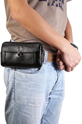 Телефонска футрола, носење мажите чанти од чанти од половината на половината, компатибилна со iPhone 11 Pro Max, XS Max, 8 Plus Case Hoolter