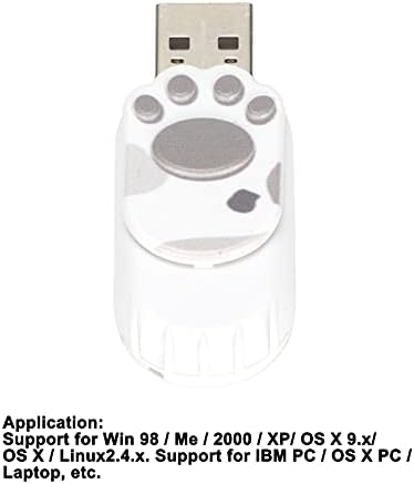 Симпатична USB флеш диск, цртан филм мачки шепа форма U диск меморија стап, преносен голем погон за складирање на лепки за компјутерски лаптоп,