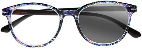 Бифокални женски очила за читање на очила пролетни шарки за транзиција фотохроматски UV400 читач на сонце