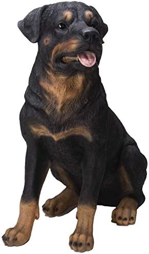 Пацифик Подарок за подароци реалистична голема статуа на смола од кучиња Ротвејлер