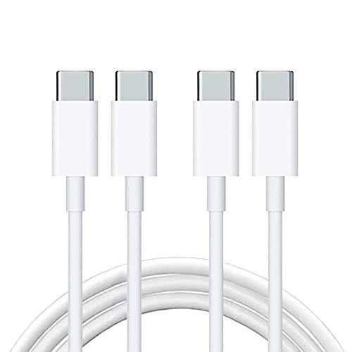 USB C до USB C кабел 60W/3A 6.6FT, тип C PD Брзо полнење кабел, USB C полнач за полнач компатибилен со MacBook Pro 2020, iPad Pro 2020, Samsung