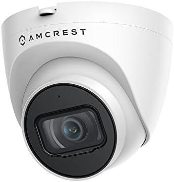 Amcrest 5MP Burret POE камера, Ultrahd Outdoor IP камера PO со MIC/Audio, 5-мегапикселни камери за безбедност на надзор, 98ft NightVision, 2,8 mm леќи, IP67, MicroSD,