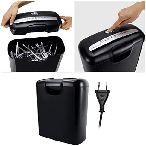 MJWDP 6 Cross-Cut Shredder Micro-Cut Photo Photo Protable Electric Alection A4 Office Shredder Home Office со 10L капацитет