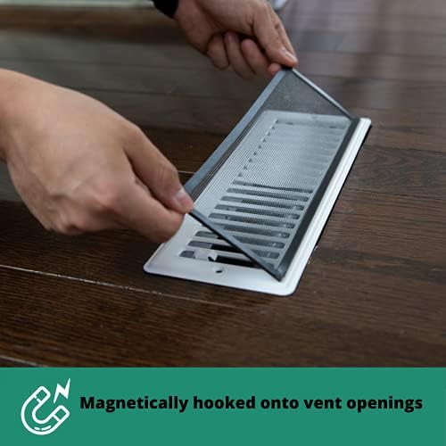 Домаќин за подот Регистрирај се стапици/решетки за проветрување - капакот на екранот со магнетски воздух за домашен кат, лесен инсталирање на
