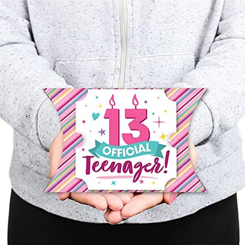 Голема точка на среќа Девојче 13 -ти роденден - Повозни кутии за подароци - Официјални тинејџерски роденденски партии големи кутии за перници