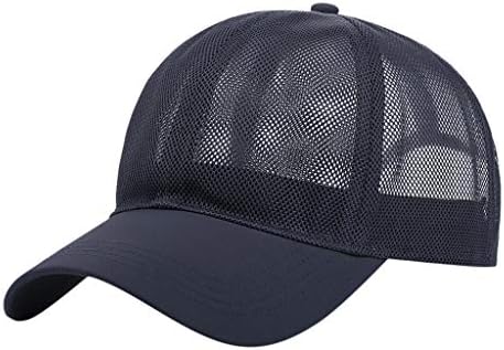 Цврста боја унисекс бејзбол капа мода мрежи за дишење на лесна брзина на отворено, пешачење капа за пешачење