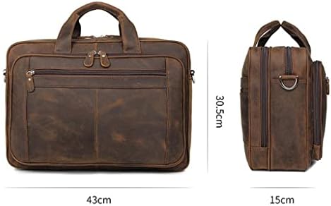 АДКХФ машка кожа чанта за чанти за куфери за машка торба за торбички за куфери за време