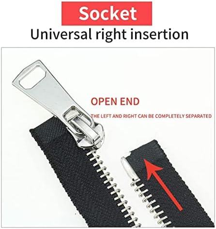 Haibing Zipper Open-End Auto Lock Platinum Позревање метал патент Користете за облека за чевли џеб DIY шива патент