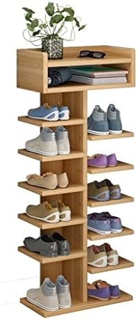 Организатор за складирање на чевли Xiaoheshop Едноставен 7-слојни решетки за чевли вертикална мултифункционална решетка за чевли, ходник,