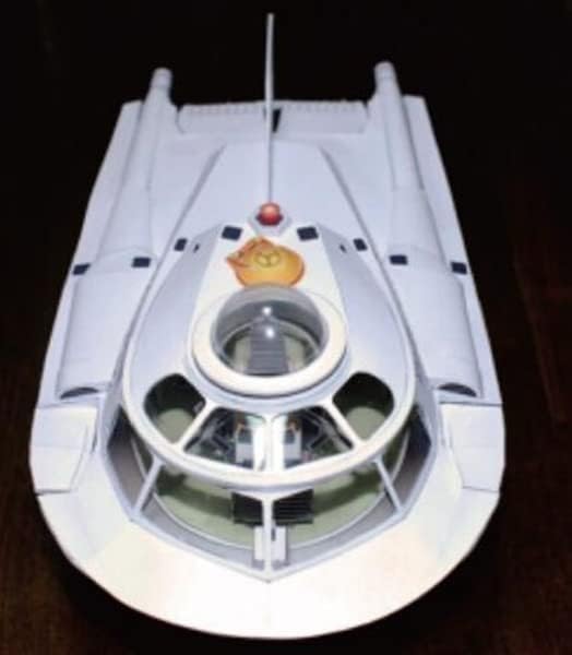 Протеус магично патување на вселенското летало 3Д модел на модел на хартија играчки деца подароци