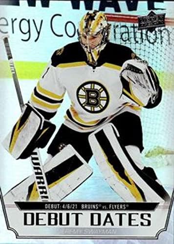 2022-23 Датуми за деби на горната палуба DD-11 JEREMY SWAYMAN BOSTON BRUINS NHL Hockey Trading Card