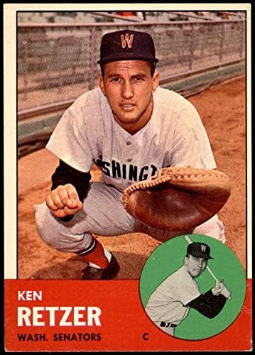 1963 Топс Бејзбол 471 Кен Ретцер Тешка серија Одлична од картичките на Микис
