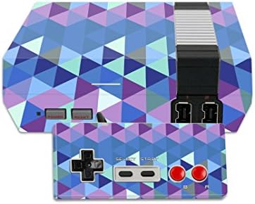 MOINYSKINS Кожа компатибилна со Nintendo NES Classic Edition Wrap Cover Skins Skins Purple Kaleidoscope