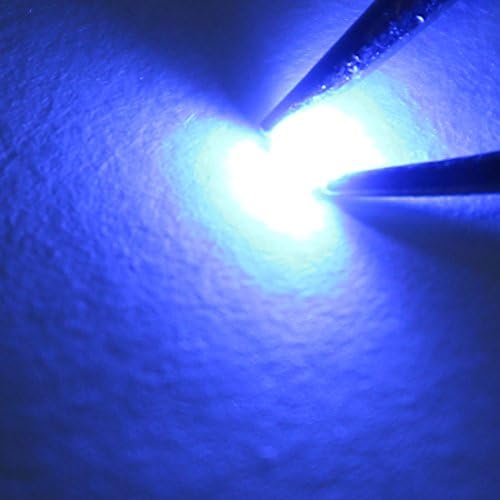 uxcell 300 парчиња 0603 Уреди Монтирани На Сина Површина LED Диодни Светла Супер Светли Светилки За Сијалици Електронски Компоненти Диоди
