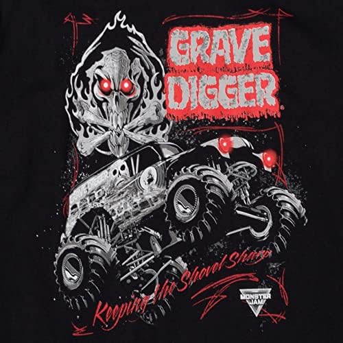 Monster Jam Grave Digger Максимално уништување Возрасно руно пуловер качулка