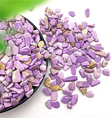 Suweile JJST 50g Raw Raw Natural Purple Mica Lepidolite Crystals Cravel Chips примерок најголемиот дел од паметните камења и минерали заздравување