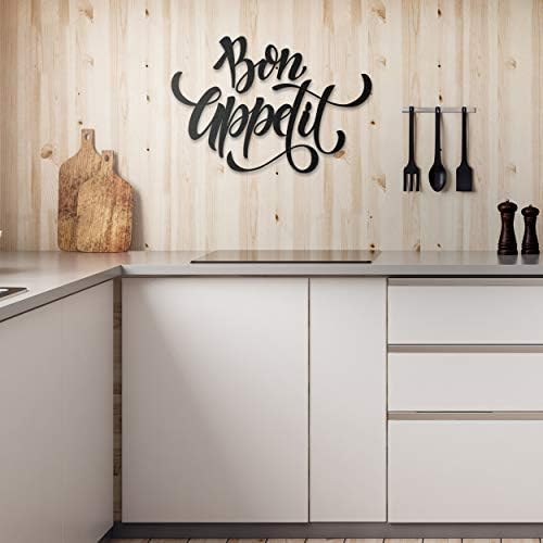 Godblessign Уживајте во вашиот оброк метален знак, кујнски знак, метален wallиден декор за домашно кујно кафе барт -бар, модерно