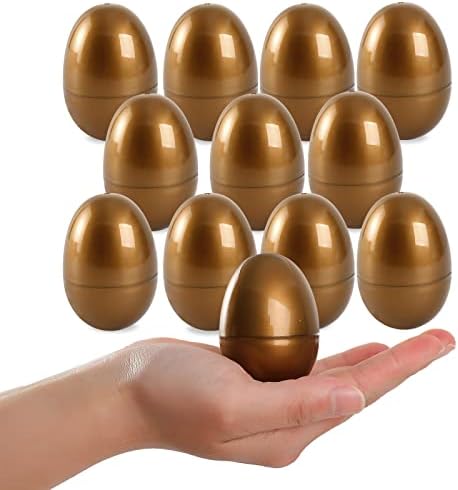 Nyicey 20 парчиња Велигденско јајце, пластични велигденски јајца, Велигденски јајца празни, пластични јајца, пополнувачи на Велигденски корпи, празни велигденски јајц