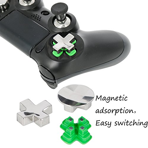 Магнетни Метални Копчиња За КУРШУМИ ЗА PS4 Контролер, ITTL Додатоци За Замена Палци Палецот Зафати Аналоген Стап + ABXY + D-рампа ЗА