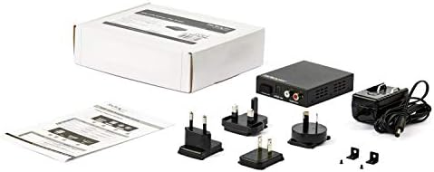 StarTech.com HDMI Аудио Екстрактор - 4k 60Hz-HDMI Аудио Де-вградување - HDR-Toslink Оптички Аудио-Двојна RCA Аудио-HDMI Аудио