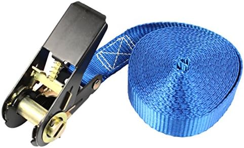 AEXIT патнички карго материјал за ракување со врзувачки бенд Црн ритче вратоврски од ленти од 5 метри од 16 метри сина боја