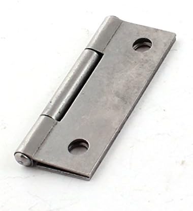 Аексит 2 парчиња закачалки за облека од 5 мм монтажа за монтирање 50x35x4mm метална виткање на вратата на вратата за закачалки за