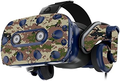 MOINYSKINS Skin компатибилна со HTC Vive Pro VR слушалки - Urban Camo | Заштитна, издржлива и уникатна обвивка за винил декларална обвивка | Лесен за примена, отстранување и промена на