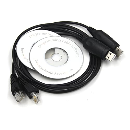 TMOUUFLO ANETONE USB програмски кабел компатибилен со AT-5888UV AT-778UV CAR Mobile Radio