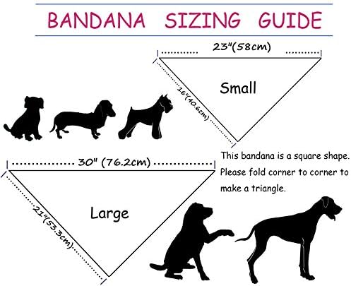 Аринг миленичиња кучиња бандана, памук кучиња бандани кучиња триаголник шамија за мали до големи кучиња и мачки
