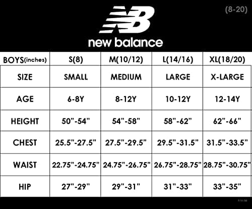 Атлетски шорцеви на момчињата New Balance - Активни шорцеви за кошарка со активни перформанси со џебови