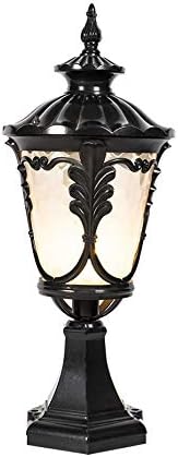 SJYDQ водоотпорна вила врата ламба LED антички столб ламба надворешна постела ламба пејзаж за осветлување столб за столб патека градина светло