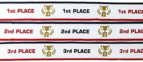 Сите квалитетни 1 -то 3 -то 3 -то место Медали за награда Midnite Star - сет од 3 парчиња вклучува лента за вратот