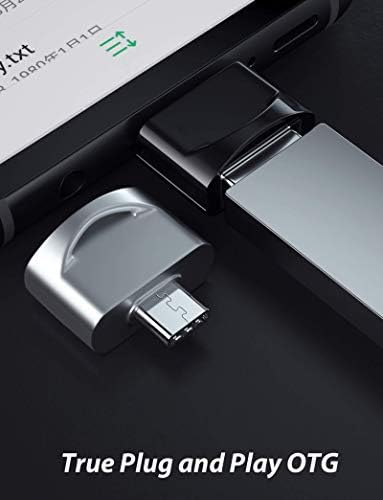 USB C Femaleен до USB машки адаптер компатибилен со вашиот Lenovo Yoga Smart Tab за OTG со полнач Type-C. Користете со уреди