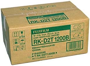 Fujifilm 2x RK-D2T1200 4x6 Под-медиуми за боја за дигиталниот печатач за сублимација на бојата ASK-2000/2500, 2 ролни, 1200 вкупно