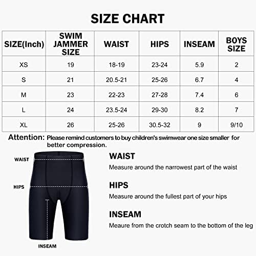 Бели Рој Бојс, пливање Jammers Solid Competitive Sump Summ Suit Youth Kids Athtictic Shorts Shorts Shorts UPF 50+