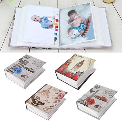 N/A 100 слики со џебови со фото албум интерстицијални фотографии кутија за куќишта за куќишта за деца, малопродажба на малопродажба на малопродажба