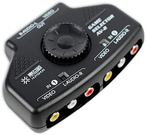 2 Начин Сплитер AV RCA Аудио Видео Прекинувач Игра Селектор Кутија w/3 Кабел За XBox PS250702 AV-2