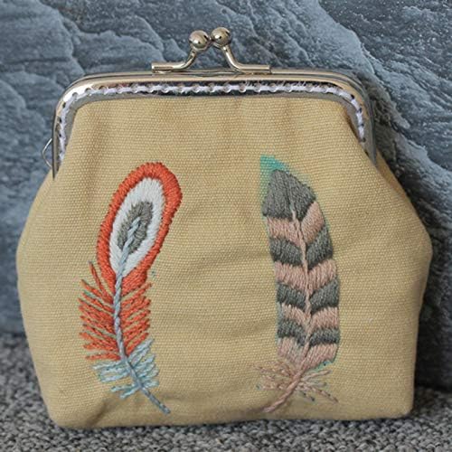 Материјали за везови, DIY везови цветни дрвја чанта паричник игла за шиење на вкрстени бод материјали