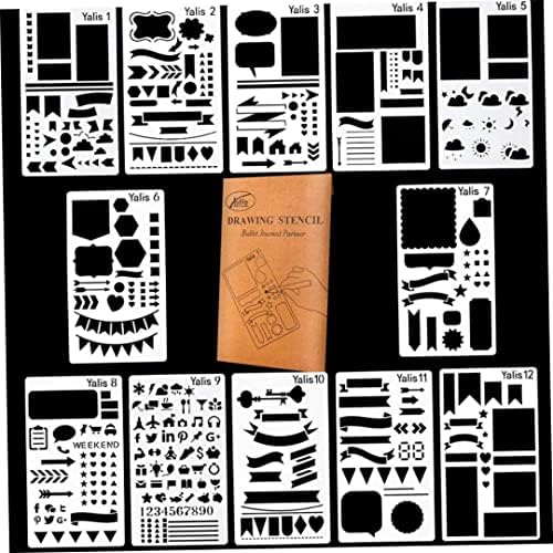 Пластични Шупливи Матрица Весник Лаптоп Планер Дневник Цртање Дефиниција Бележник DIY Декор Занает