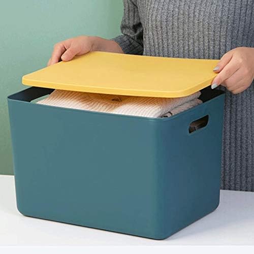 GOEPP Торби За Складирање Облека Кутија За Складирање Во Домаќинството Кутија За Складирање На Работна Површина Кутија За Складирање Со Капак Пластична Кутија За Ск?