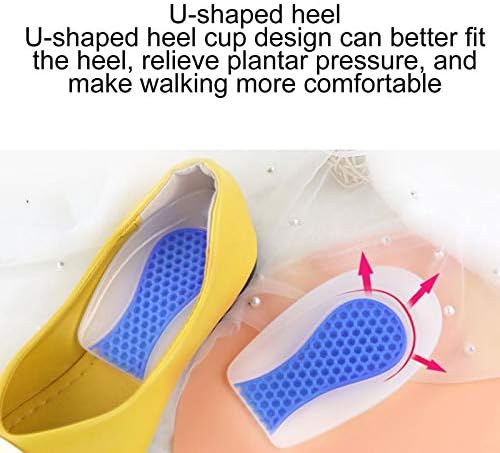 Huangxing - Вметнувања за чевли, еластична не лесна слајд кожа 慒 риенд -апсорпција на шок перница за чевли, удобно за намалување