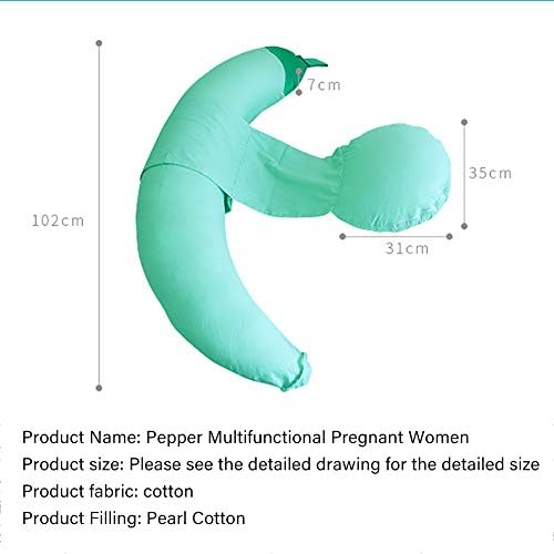 Перница за породилна перница за бременост во форма на целото тело Ц, во форма на бременост, перница за бременост со патент, прикривка од куќиште, стари и доење и перн